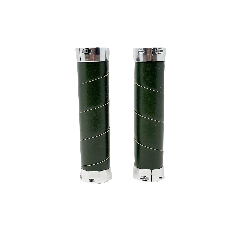 Puños Piel Brooks Slender (verde Racing/130 Mm-130 Mm)