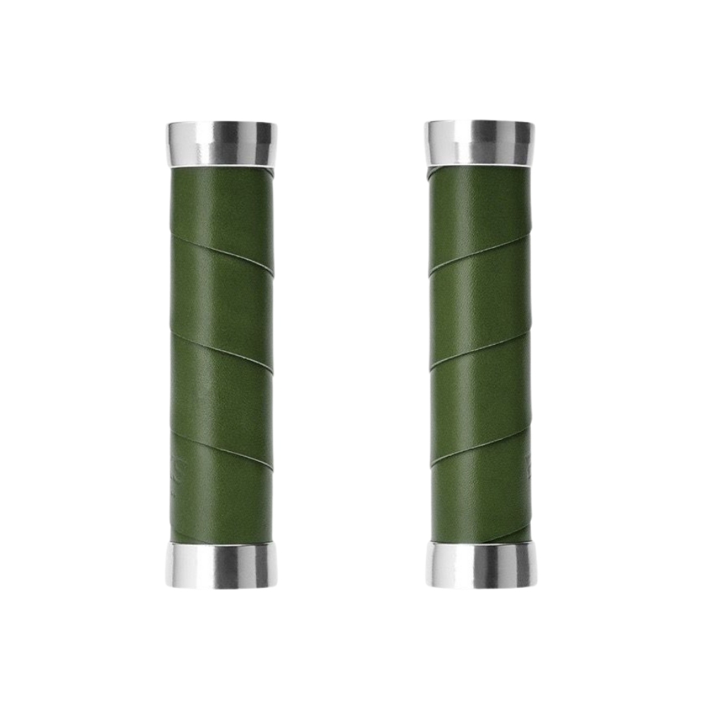 Puños Piel Brooks Slender (verde Racing/130 Mm-130 Mm)