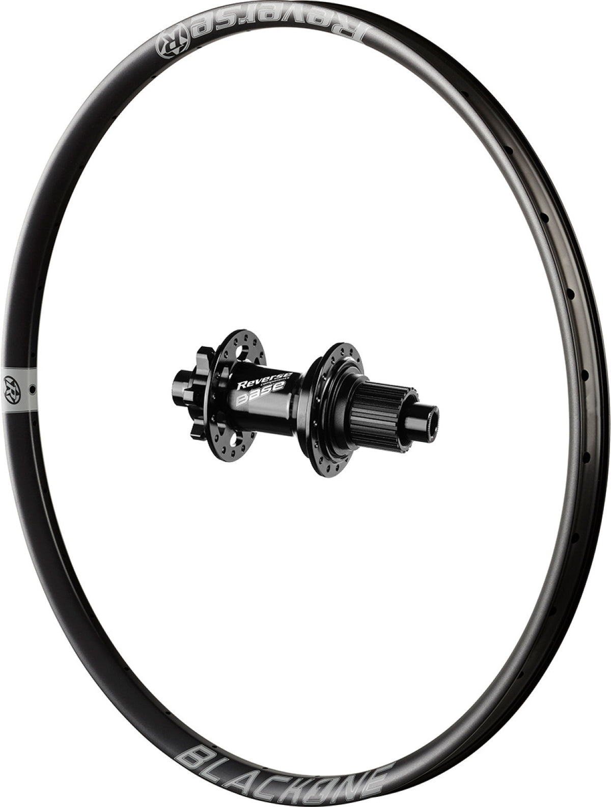 Rueda Trasera Reverse Black One, Shimano Ms Plata, Buje Base 27,5", Boost 148x12 Mm
