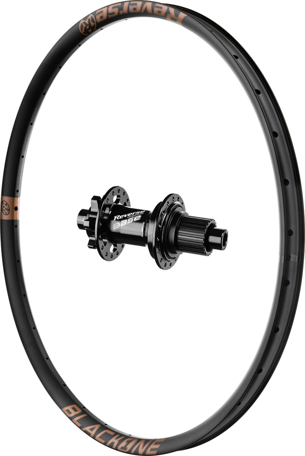 Rueda Trasera Reverse Black One, Shimano Ms Plata, Buje Base 27,5", Boost 148x12 Mm