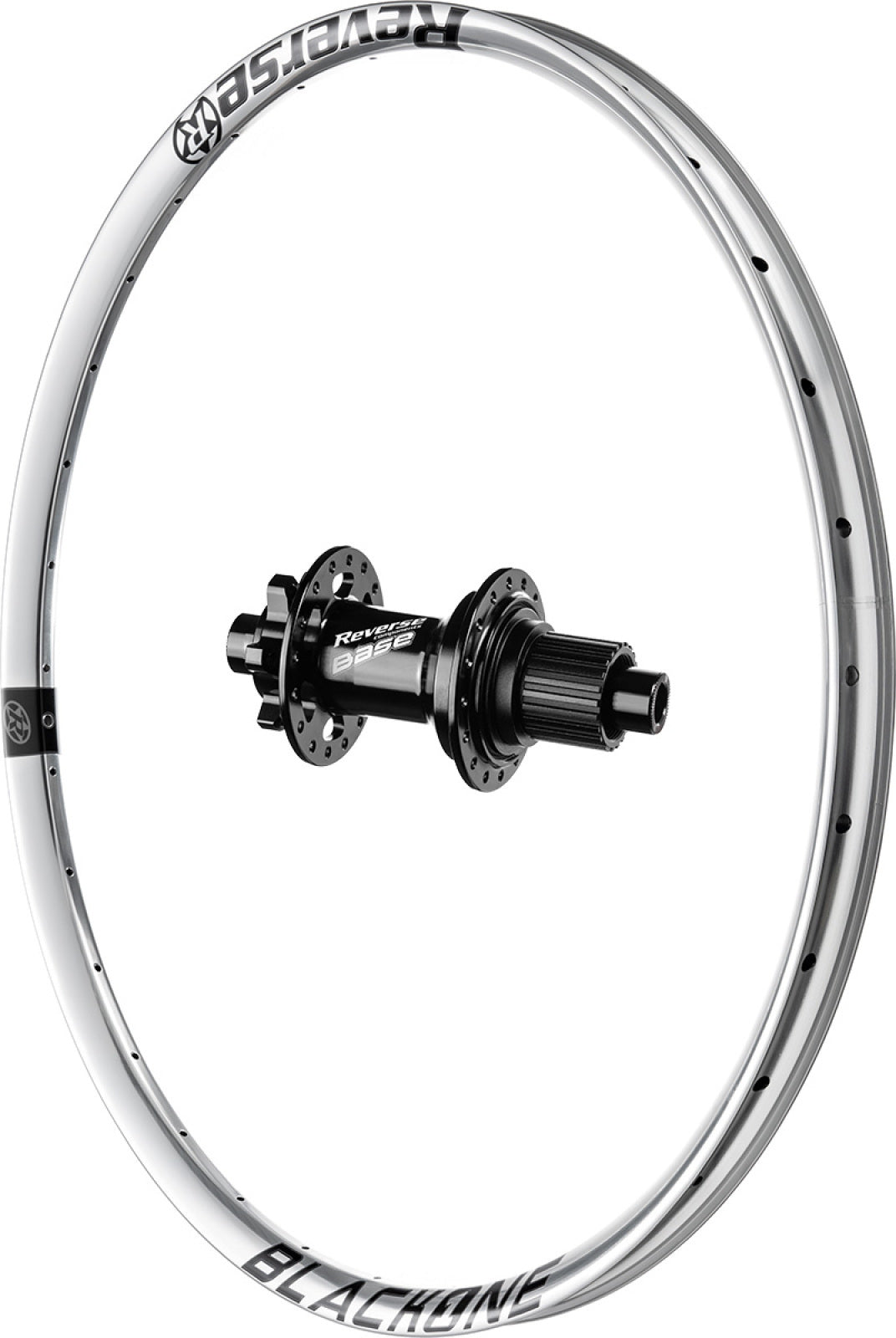 Rueda Trasera Reverse Black One, Shimano Ms Plata, Buje Base 27,5", Boost 148x12 Mm