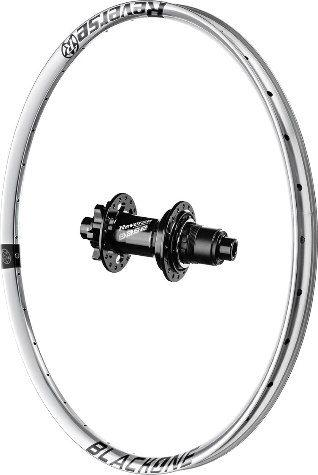 Rueda Trasera Reverse Black One, Shimano Ms Plata, Buje Base 27,5", Boost 148x12 Mm