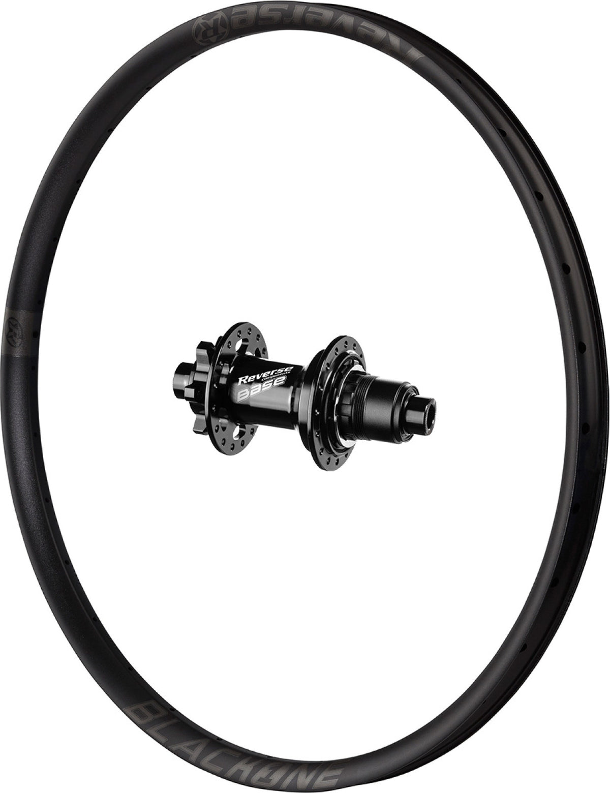 Rueda Trasera Reverse Black One, Shimano Ms Plata, Buje Base 27,5", Boost 148x12 Mm