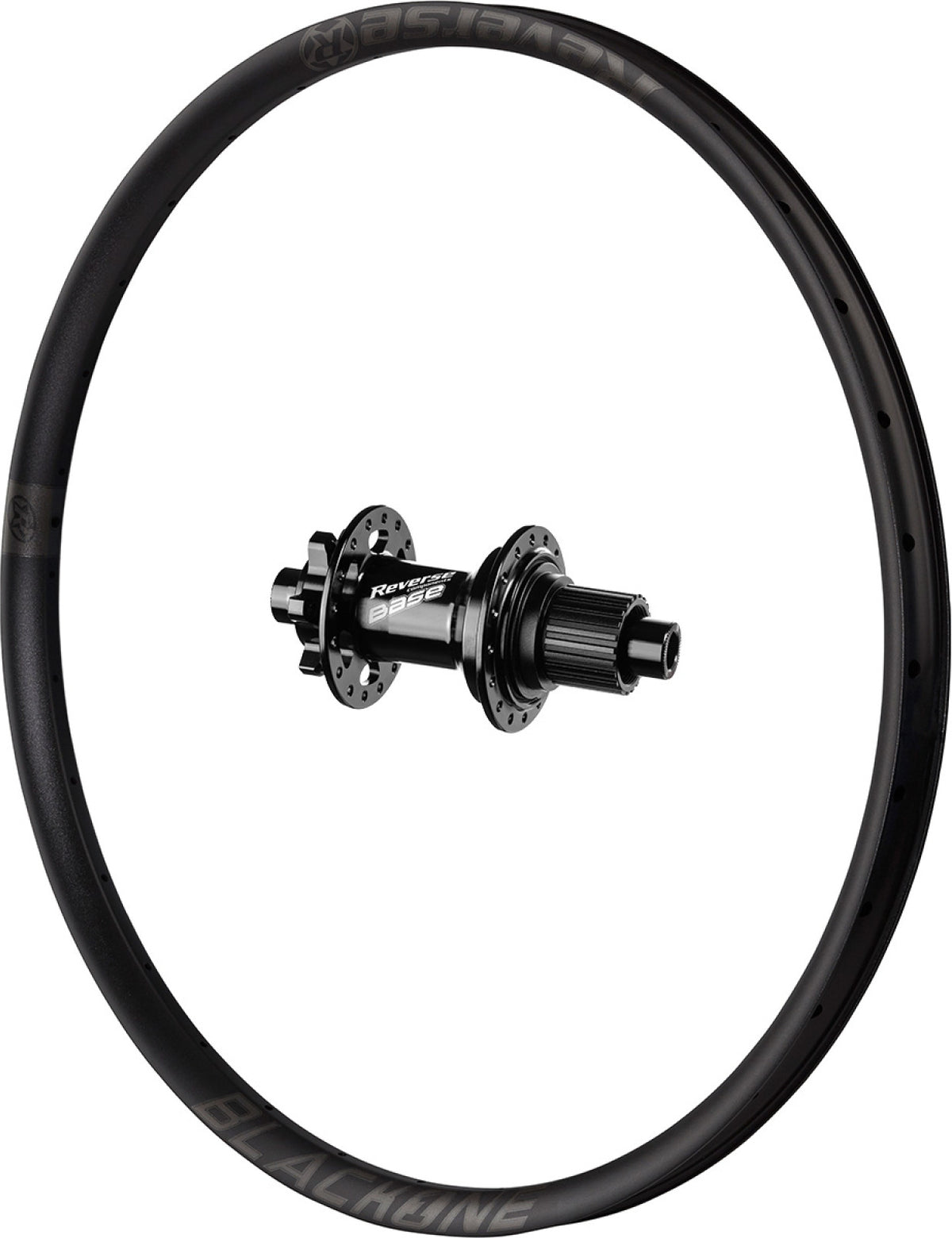 Rueda Trasera Reverse Black One, Shimano Ms Plata, Buje Base 27,5", Boost 148x12 Mm