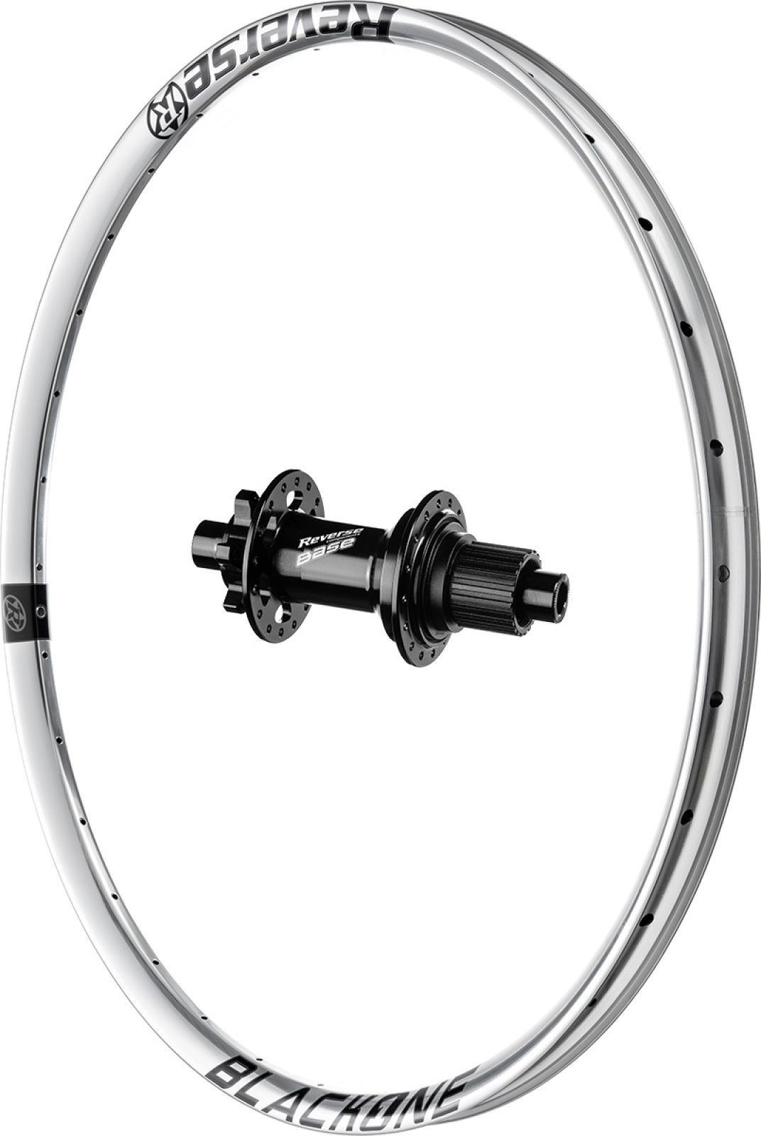 Rueda Trasera Reverse Black One, Shimano Ms Plata, Buje Base 27,5", Boost 148x12 Mm