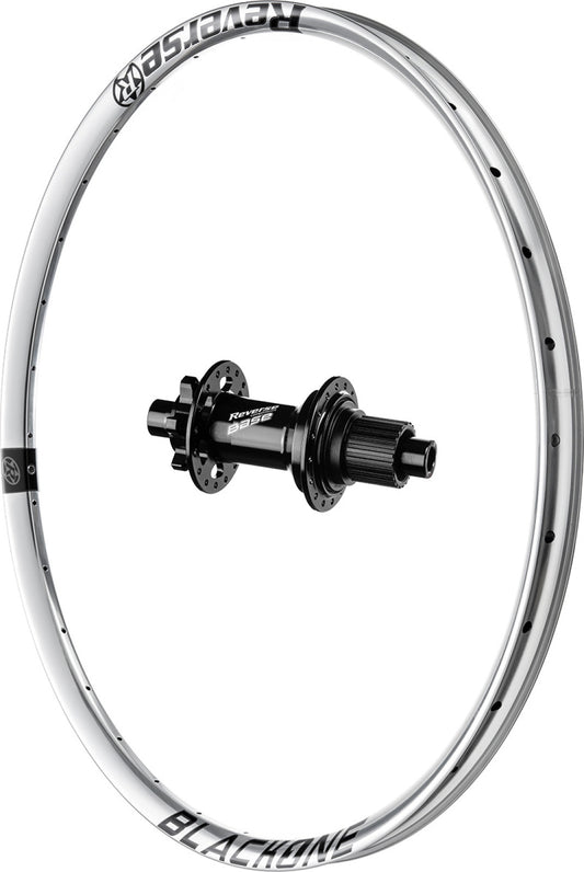 Rueda Trasera Reverse Black One, Shimano Ms Plata, Buje Base 27,5", Boost 148x12 Mm