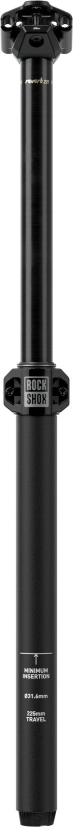 Tija de sillín RockShox Reverb AXS 30,9 mm, 100 mm 348,2 mm