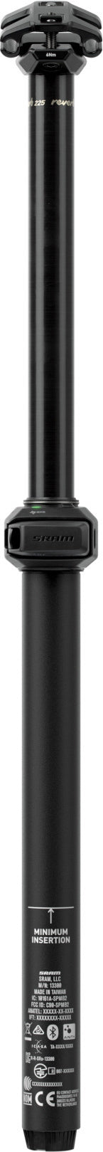 Tija de sillín RockShox Reverb AXS 30,9 mm, 100 mm 348,2 mm