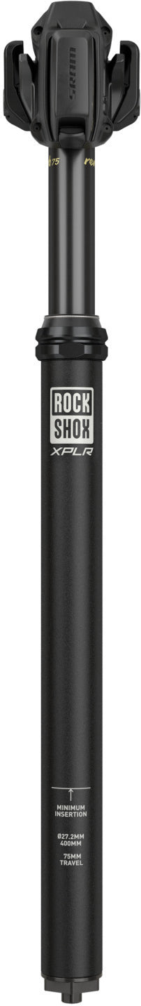 Tija De Sillín Rockshox Reverb Xplr Axs 27,2 Mm De Diámetro, 400 Mm De Longitud, 75 Mm De Recorrido Incl. Batería Y Cargador