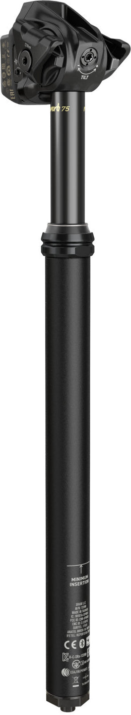Tija De Sillín Rockshox Reverb Xplr Axs 27,2 Mm De Diámetro, 400 Mm De Longitud, 75 Mm De Recorrido Incl. Batería Y Cargador