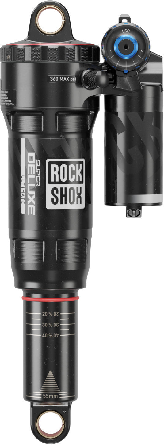 RockShox Super Deluxe Ultimate RC2T MY25 210x52,5, Linear Air Reb55/Comp30 Standard/Standard