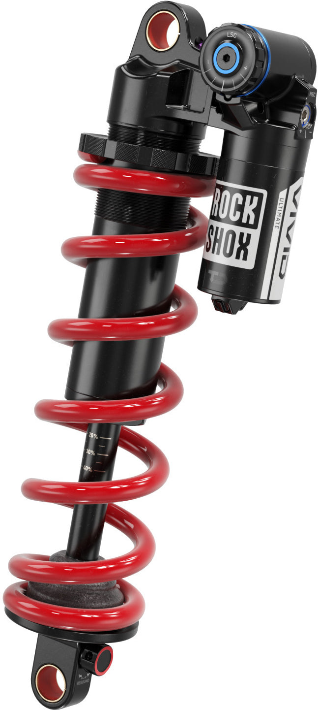 RockShox Vivid Coil Ultimate DH RC2 225x72,5, Reb55/Comp30 Estándar/Trunnion