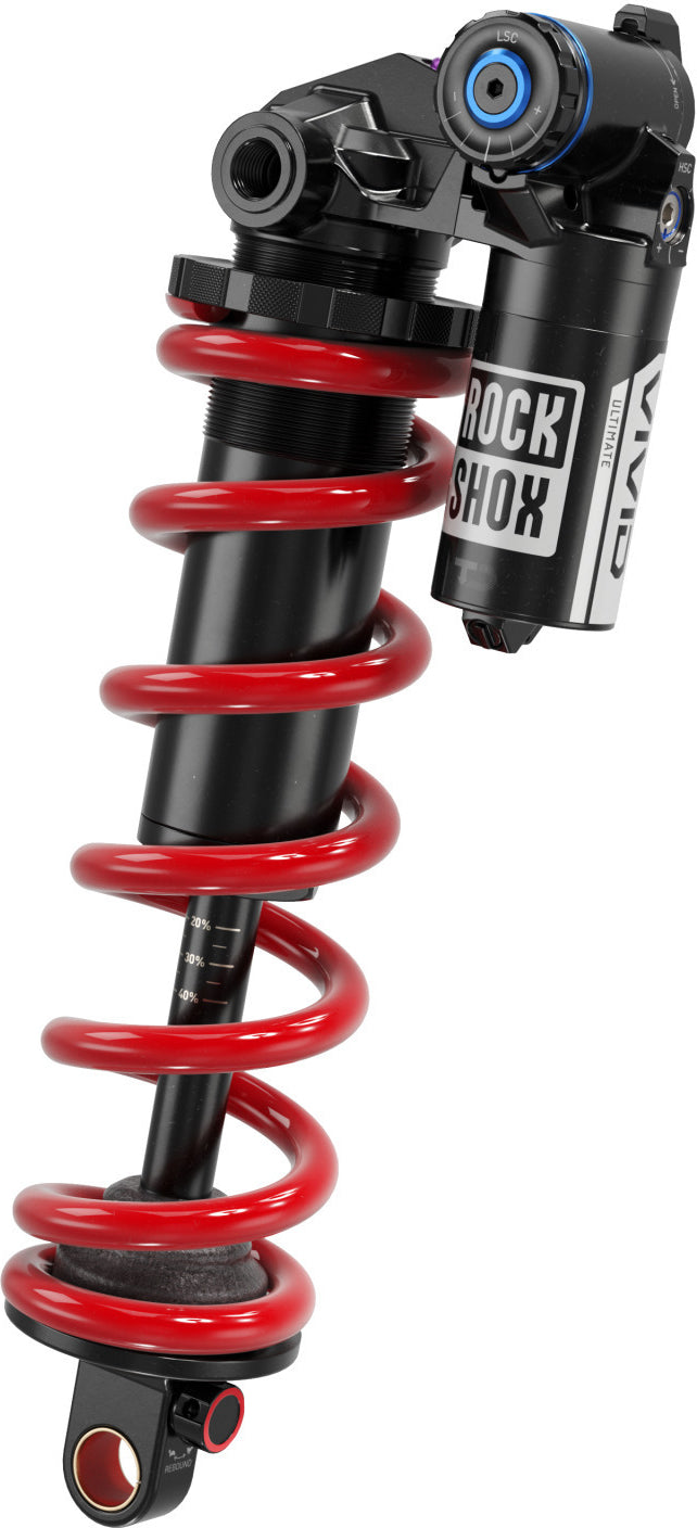 RockShox Vivid Coil Ultimate RC2T 185x50, Reb55/Comp30 Standard/Trunnion