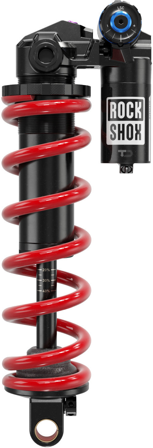 RockShox Vivid Coil Ultimate RC2T 185x50, Reb55/Comp30 Standard/Trunnion