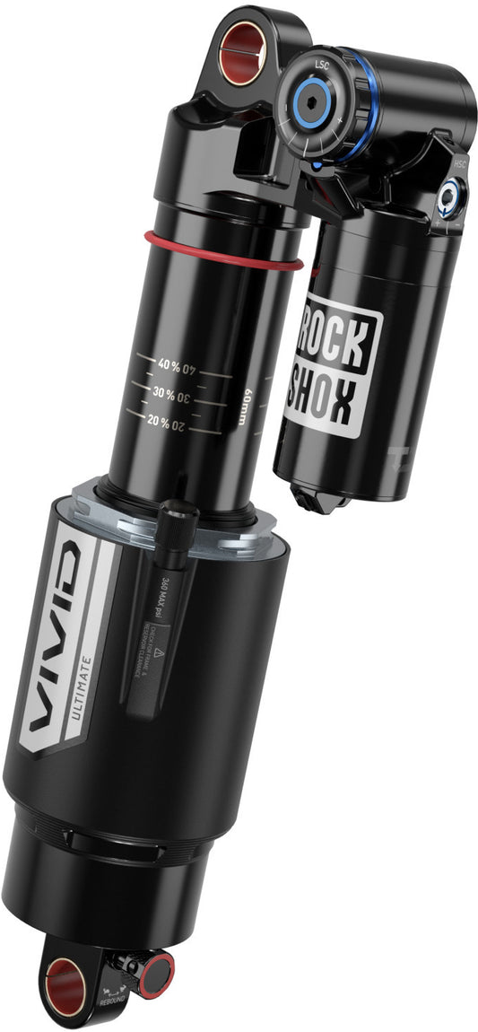 RockShox Vivid Ultimate DH RC2 250x72,5, 0 Token, Reb25/Comp34 Adj HBO, Standard Standard