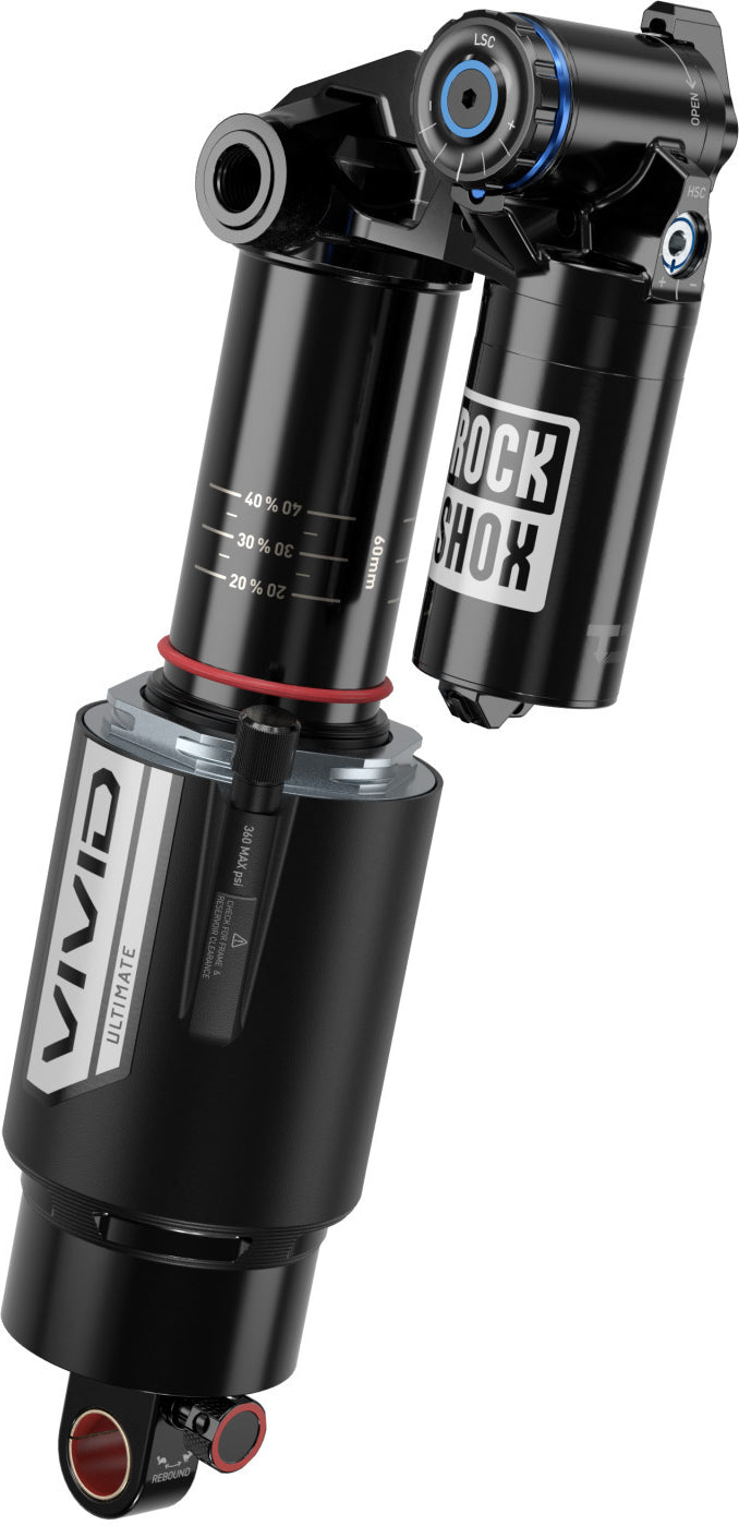 RockShox Vivid Ultimate RC2T 250x72.5, 1 Token, Reb25/Comp34 Lockout 2, Adj HBO, Standard Standard