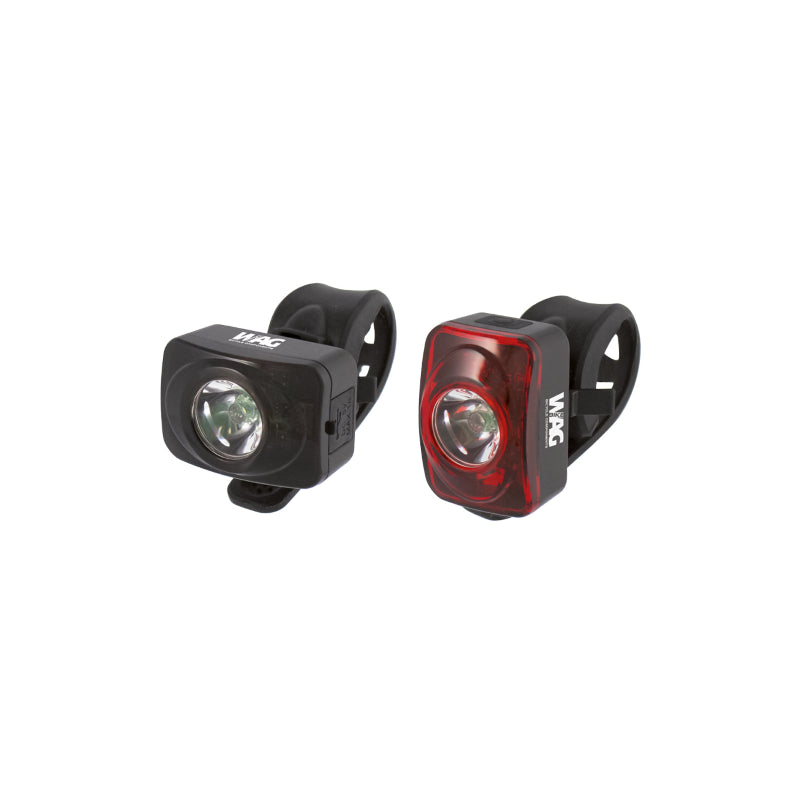 Set Faro Delantero+trasero City 1w, USB WAG - WAG | ARS Bike Parts