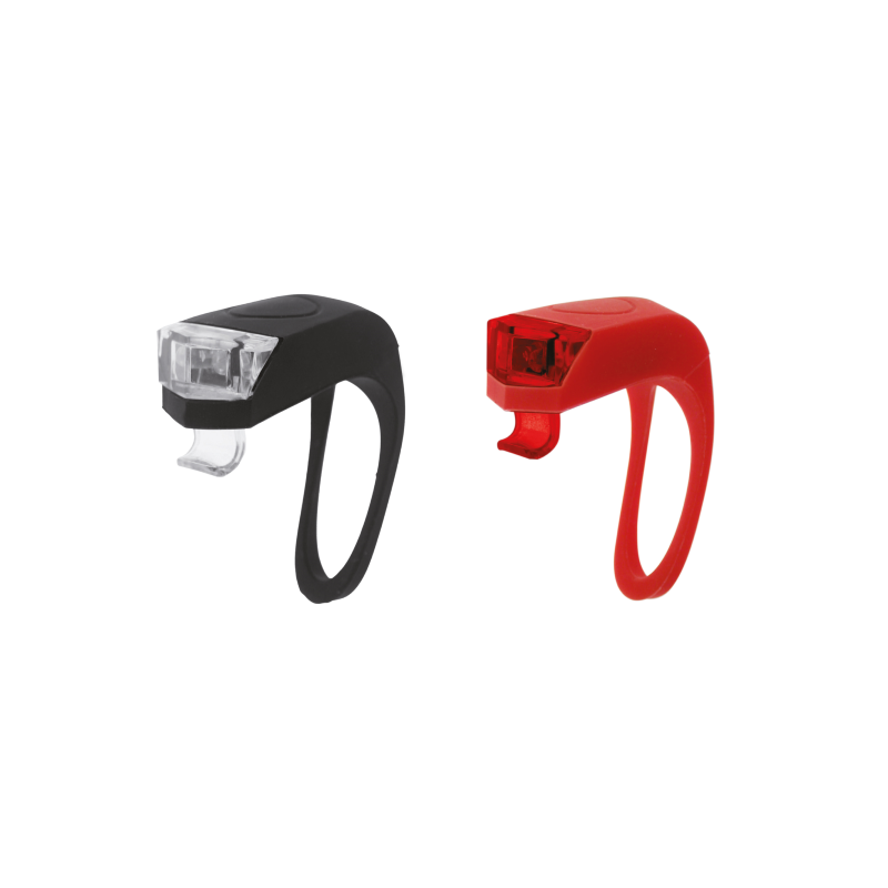 Set Pilotos Delantero+trasero Girino,silicona WAG Pilas Incluidas - WAG | ARS Bike Parts