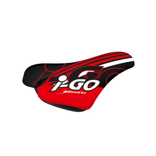 Selle Bassano Sillín Infantil, Model I-Go. Negro y Rojo. - SELLE BASSANO | ARS Bike Parts