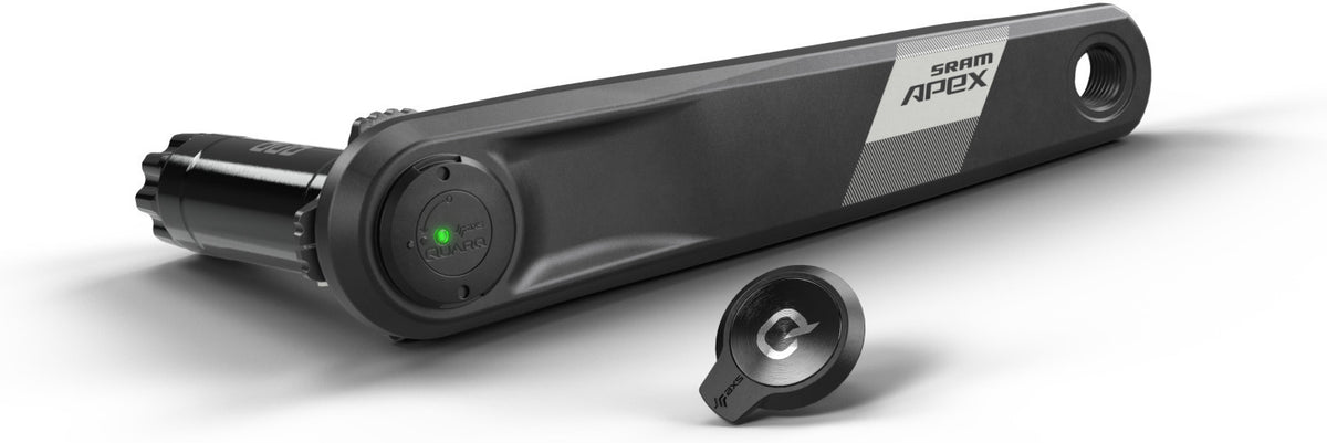 Mejora de potenciómetro SRAM Quarq Apex AXS Wide 160mm, biela izquierda incl. potenciómetro sin eje de pedalier, DUB