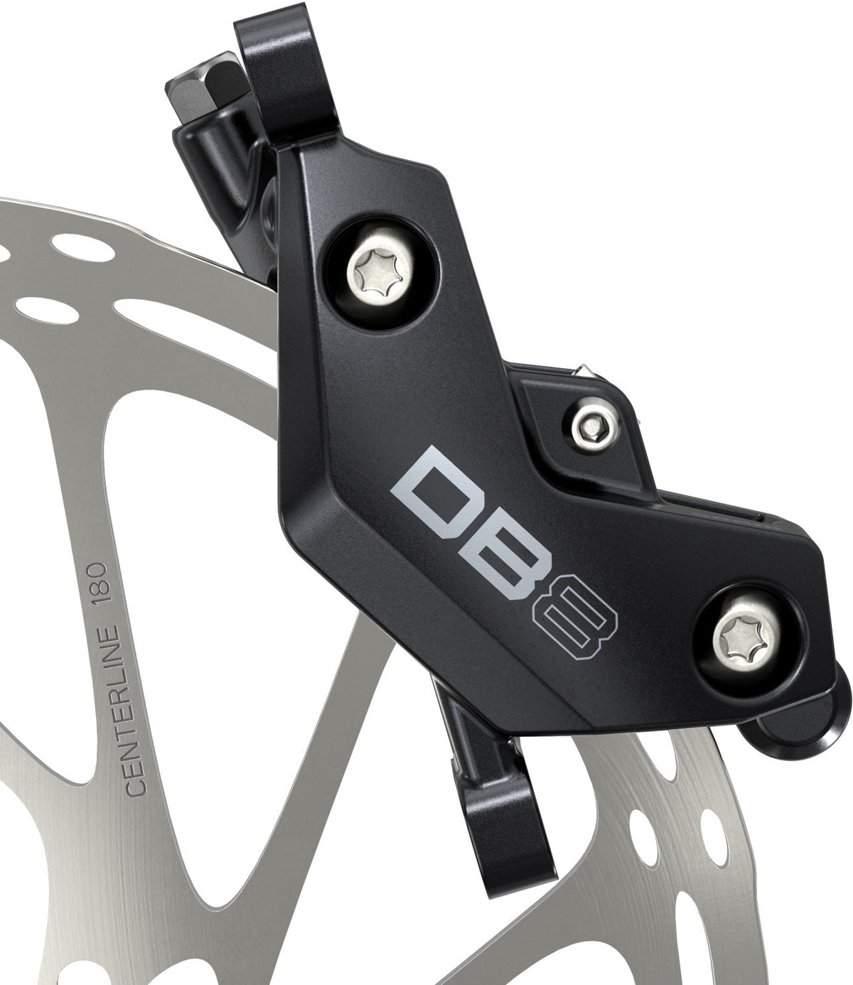 Freno Sram Db8 Stealth - Delantero Negro Brillante, Latiguillo 950mm Sin Disco / Adaptador