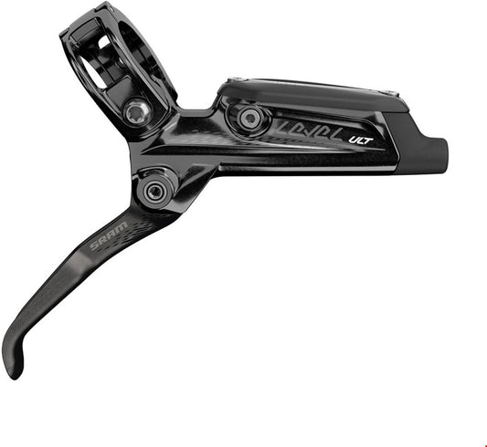 Freno Level Ultimate negro anodizado delantero latiguillo 950 mm con tornillería de titanio
