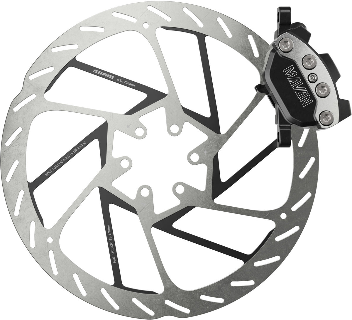 Sram Maven Ultimate B1 - Vorne Clear Anodized, 950mm Leitung Ohne Rotor / Adapter