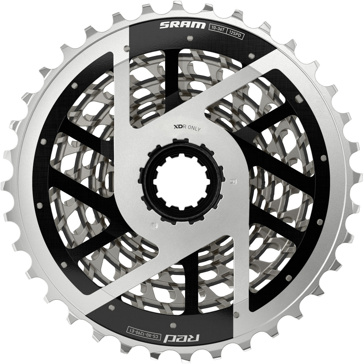 Cassette Sram Red Xg-1290 10-28t E1, Plateado