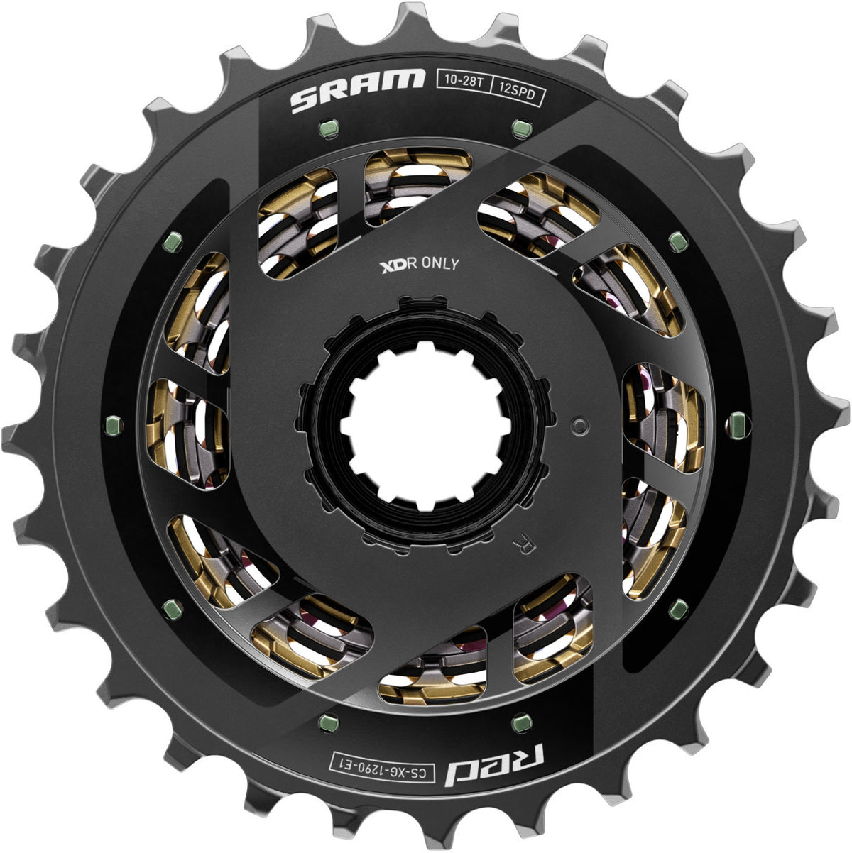Cassette Sram Red Xg-1290 10-28t E1, Plateado