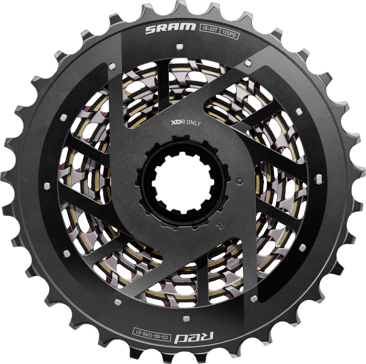 Cassette Sram Red Xg-1290 10-28t E1, Plateado