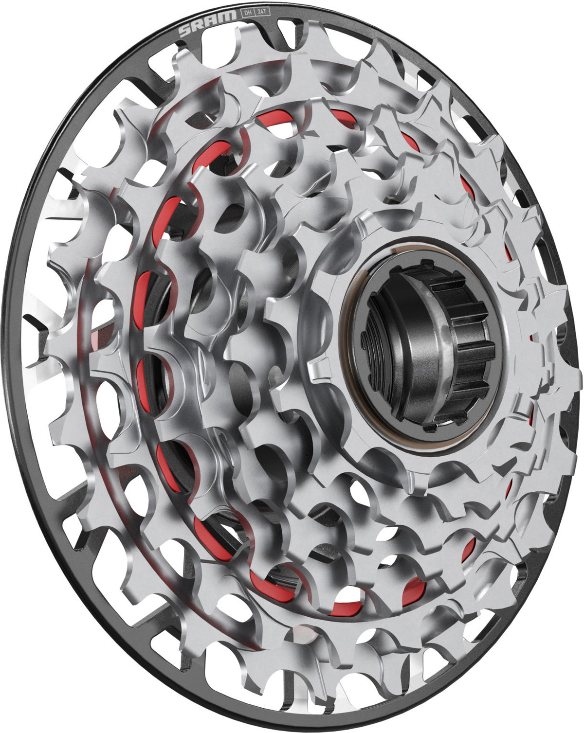 Cassette SRAM XX DH XS-797 Transmission 10-24D, 7 velocidades XD