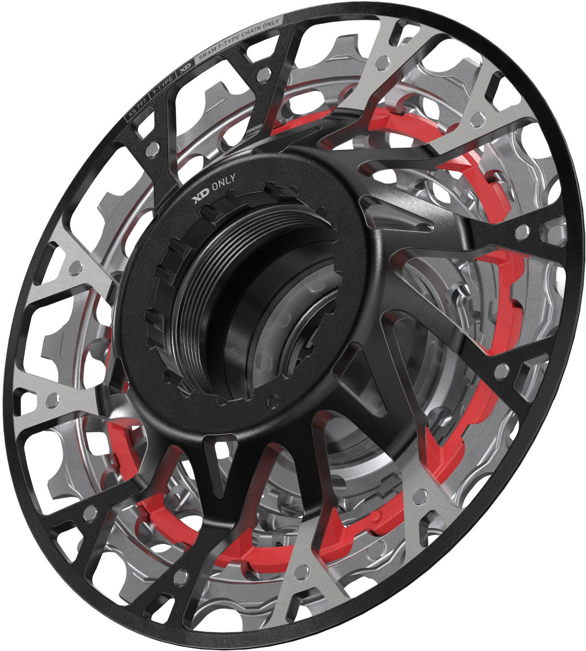 Cassette SRAM XX DH XS-797 Transmission 10-24D, 7 velocidades XD