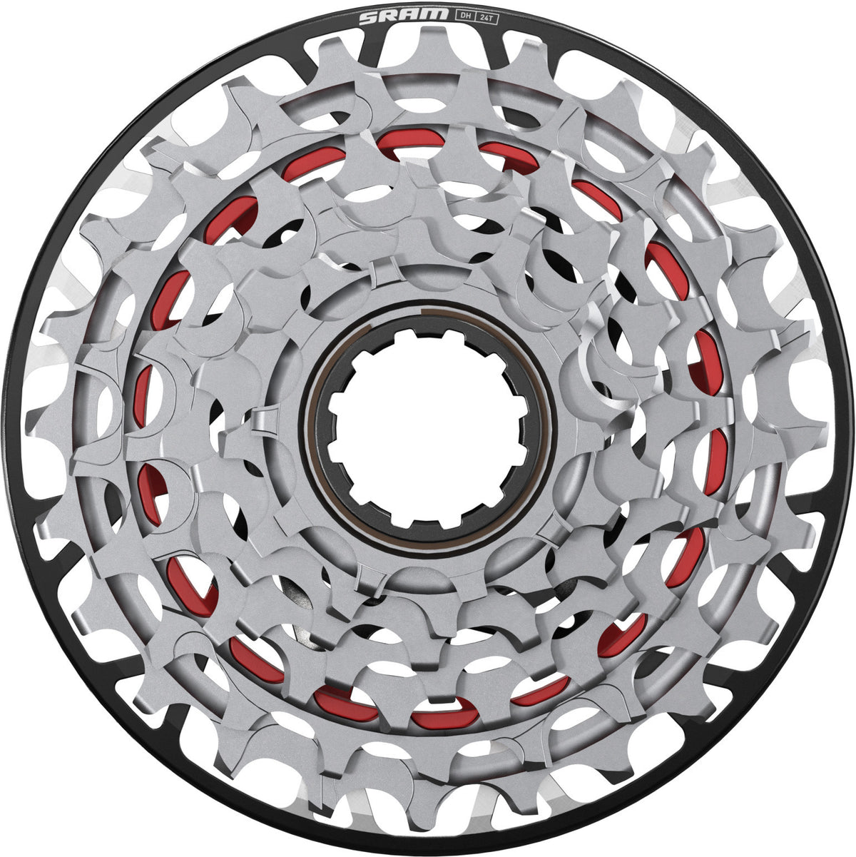 Cassette SRAM XX DH XS-797 Transmission 10-24D, 7 velocidades XD