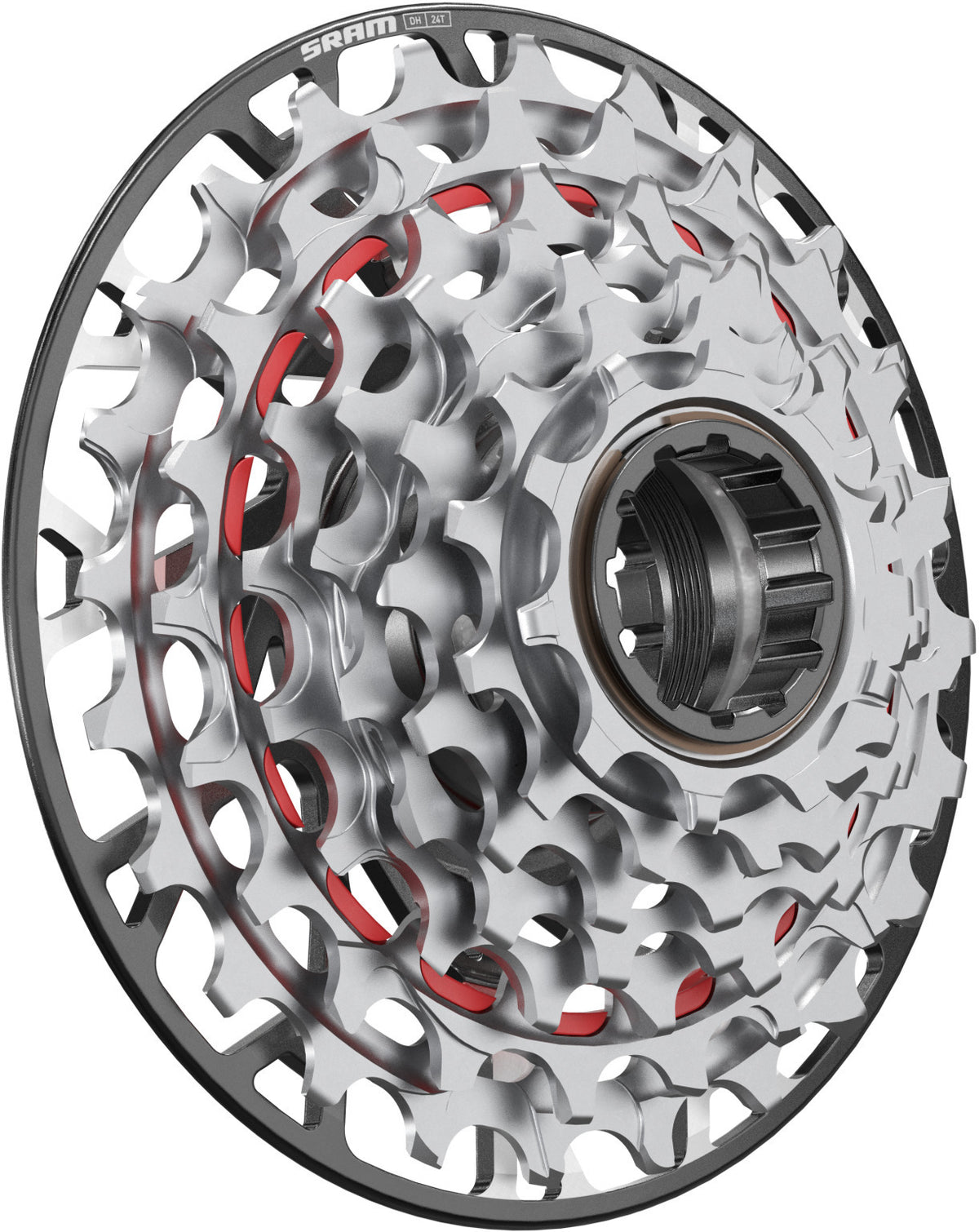 Cassette SRAM XX DH XS-797 Transmission 10-24D, 7 velocidades XD