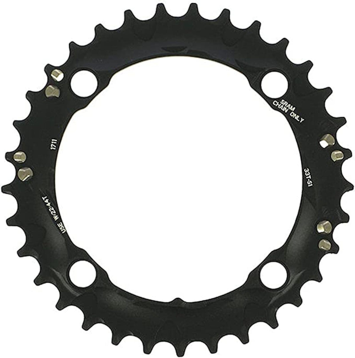 Chain Ring MTB 33t 104 S1 Al5 3x10 Blast Black