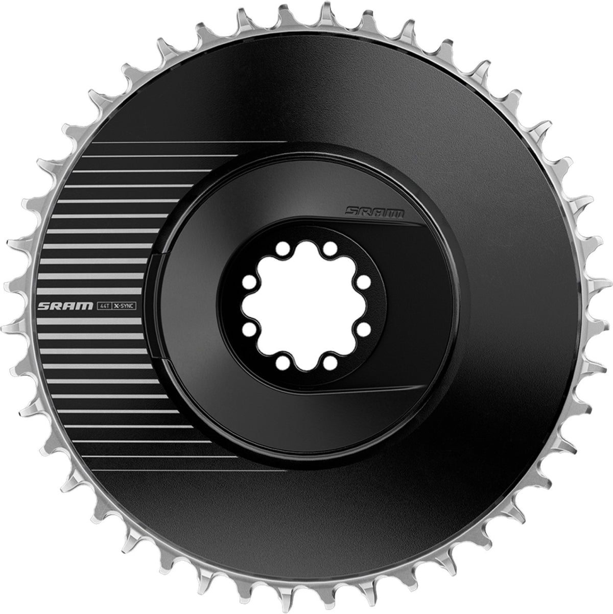 Plato Sram Road Red Axs My25 48t, Direct Mount, Aluminio, Negro-Plateado, 12 Velocidades, Aero