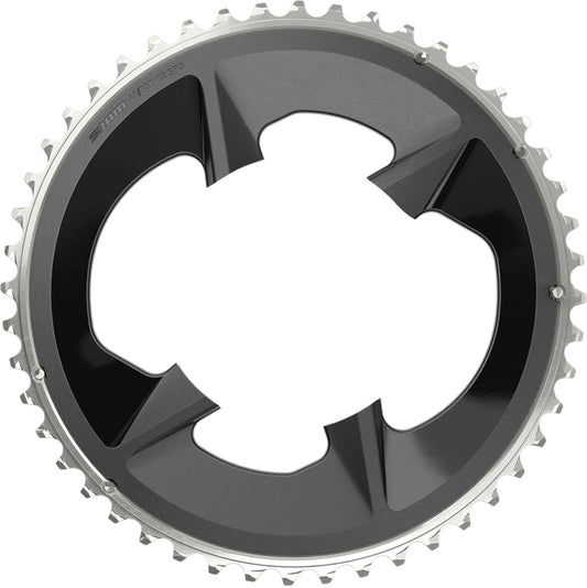 Plato de carretera SRAM Rival 48T, BCD: 107 mm, alum., negro 12 velocidades, incl. protector