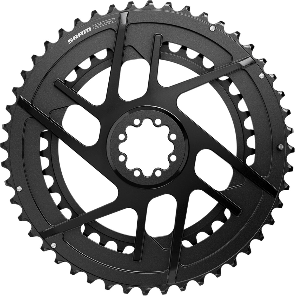 Sram Kettenblattsatz Road Rival E1 46-33t, Direct Mount, Alu., Schwarz 12-Fach