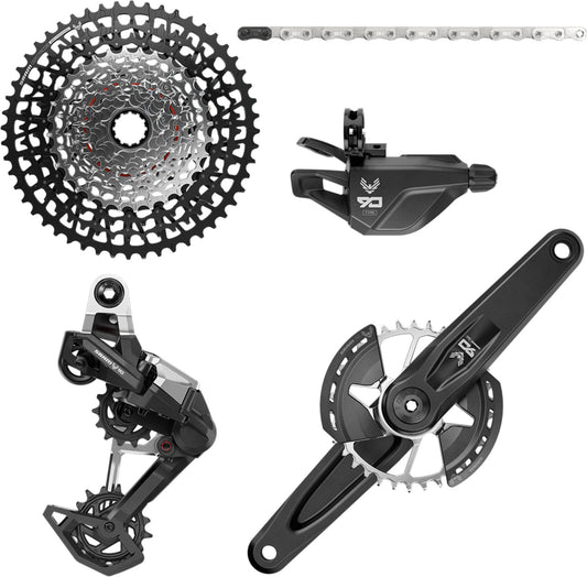 Grupo SRAM Eagle 90 T-Type Bielas 165 mm, Sin Cazoletas
