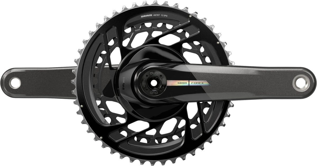 Juego de bielas SRAM Force 1x AXS 175mm, 40T, Iridescent sin pedalier, DUB