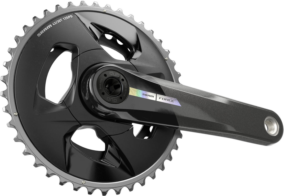 Sram Kurbelgarnitur Force 1x Axs Wide 175mm, 40t, Iridescent Ohne Innenlager, Dub