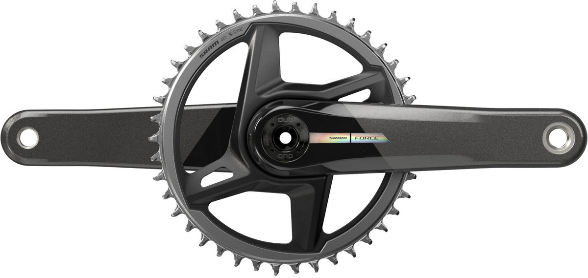 Sram Kurbelgarnitur Force 1x Axs Wide 175mm, 40t, Iridescent Ohne Innenlager, Dub