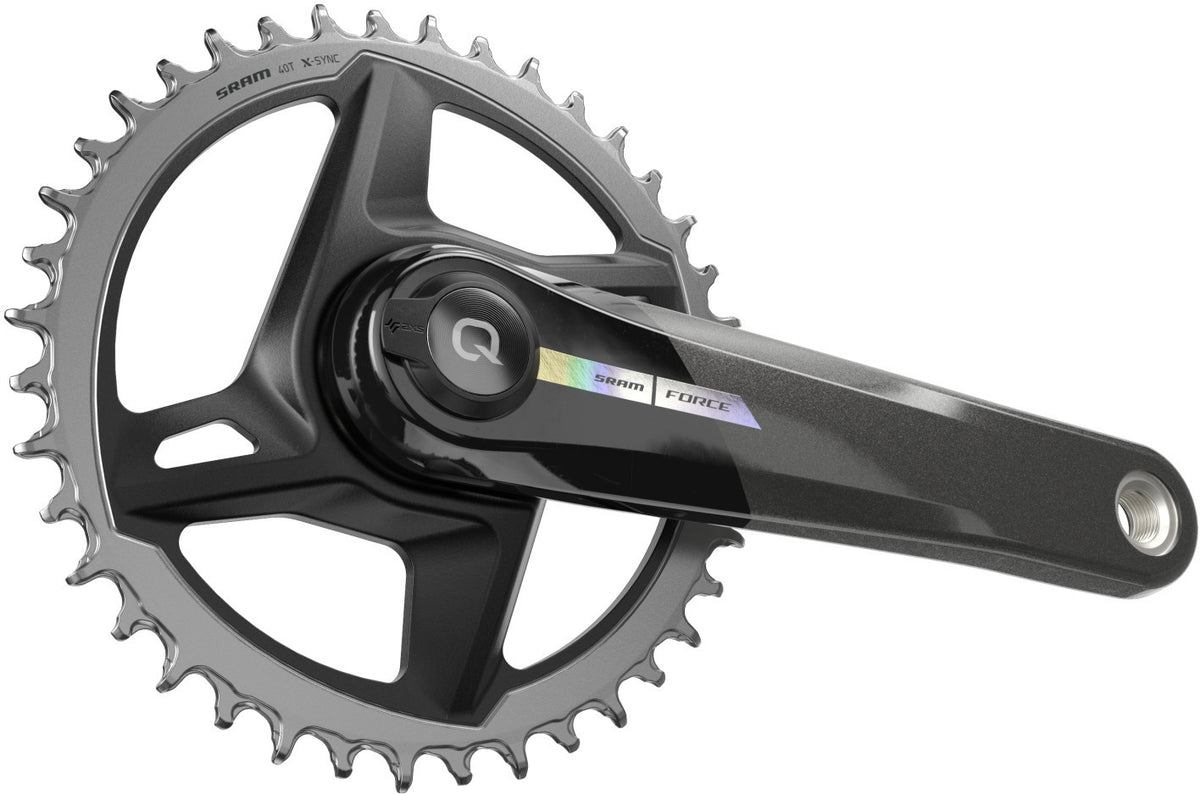 Bielas SRAM Quarq Force 1x AXS Wide 40T DM, 177,5mm, Medición en eje sin pedalier, DUB