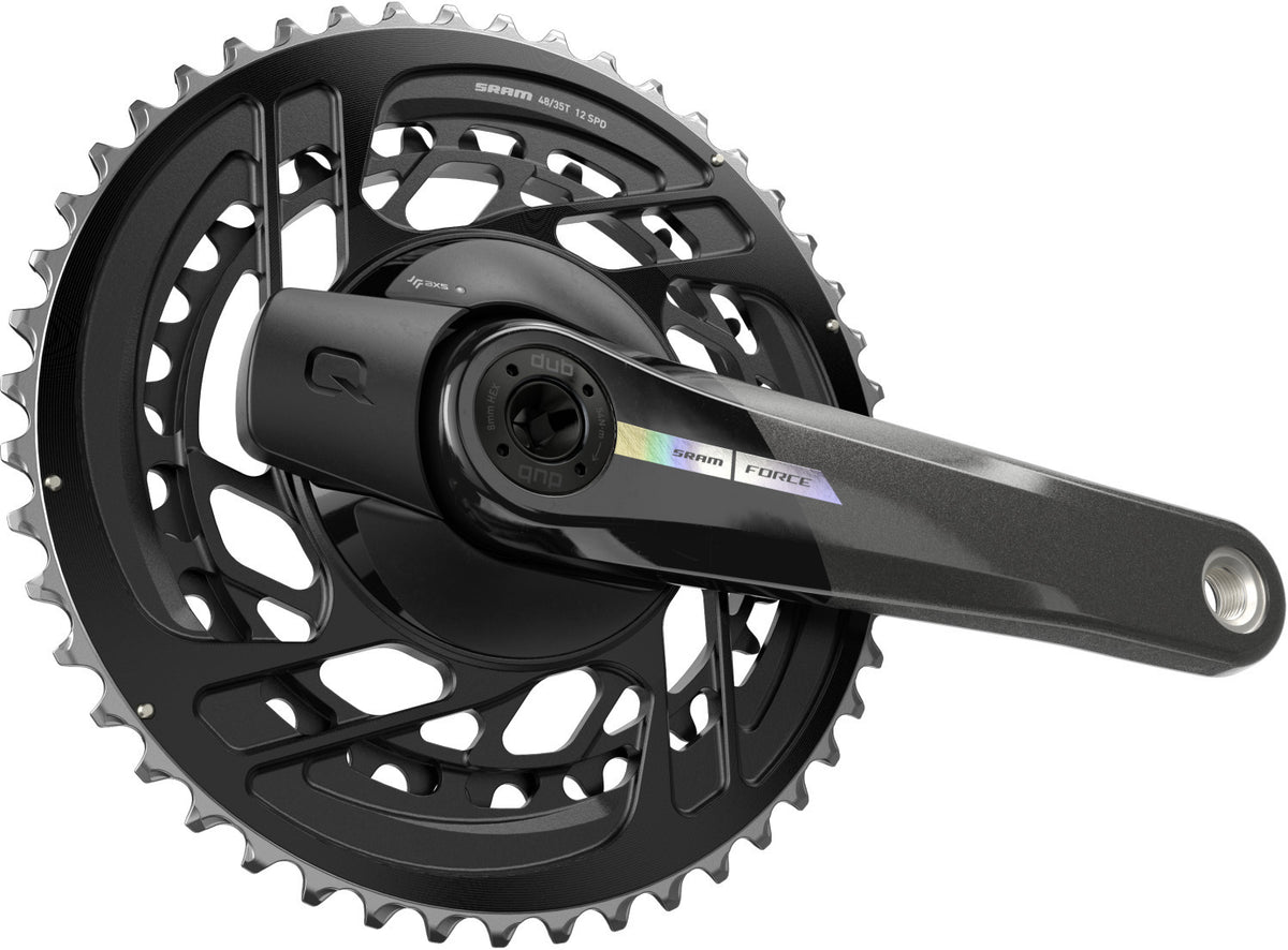 Juego de bielas SRAM Quarq Force 1x AXS 40T DM, 175 mm, medición en eje sin pedalier, DUB