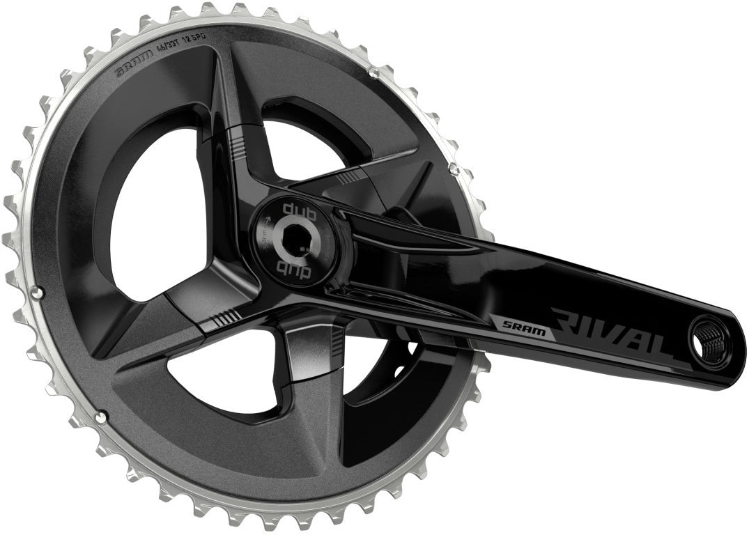 Juego de Bielas SRAM Rival AXS 172,5mm, 48-35T Sin Pedalier, DUB
