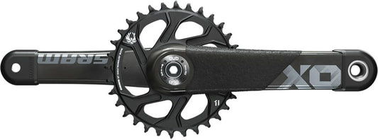 Juego de bielas SRAM X01 All Downhill DUB 165 mm, 34T DM, color: Negro