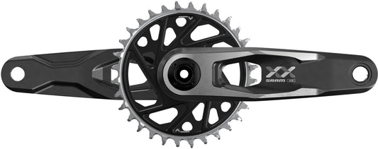 Juego de bielas SRAM XX DH T-Type DUB 165 mm, 34D DM, negro sin pedalier, línea de cadena 55 mm