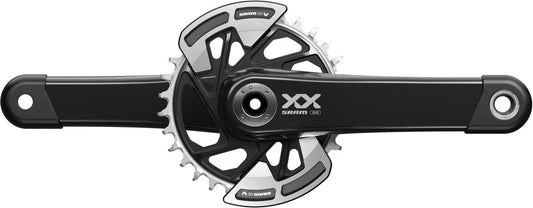 Juego de bielas SRAM XX Eagle DUB Wide 175 mm, 32d DM, Negro sin pedalier, Q-Factor: 174 mm, CL55