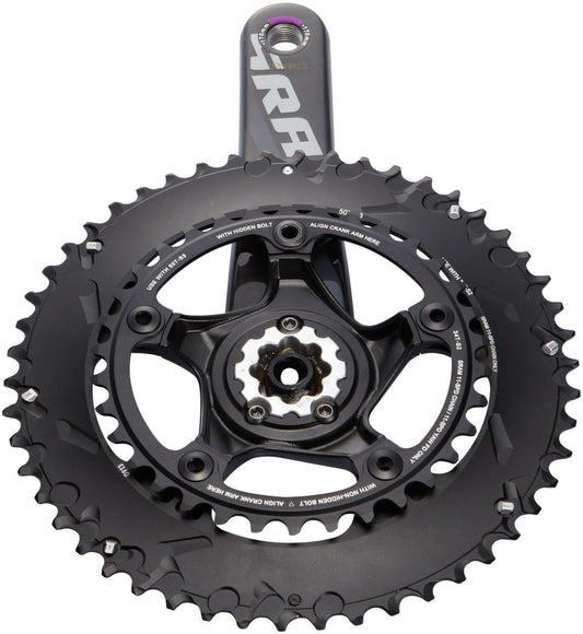 Juego de bielas Force22 GXP 165 50-34 Yaw, cazoletas GXP no incluidas
