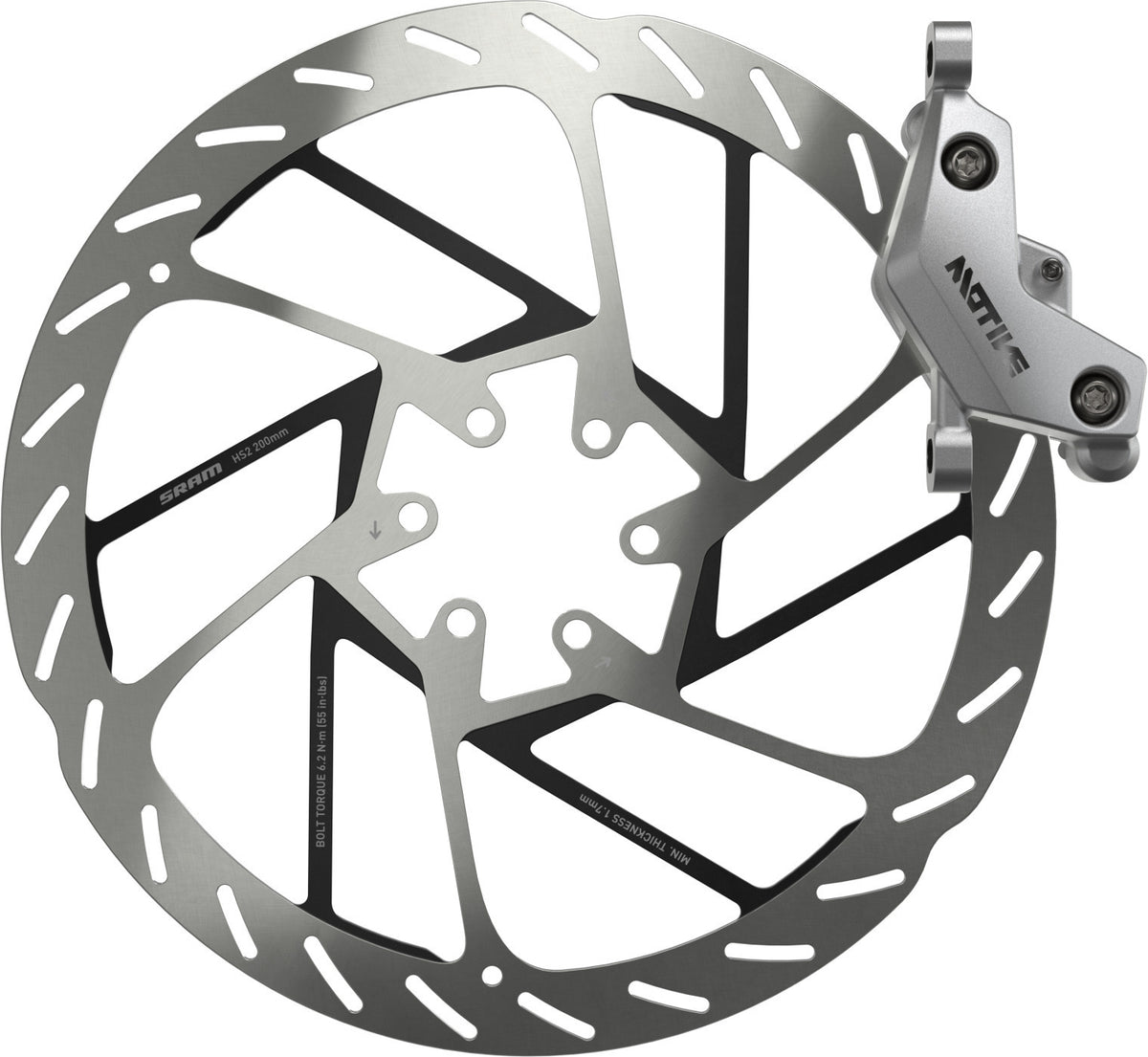 Sram Motive Ultimate - Vorne Clear, 950mm Leitung Ohne Rotor / Adapter